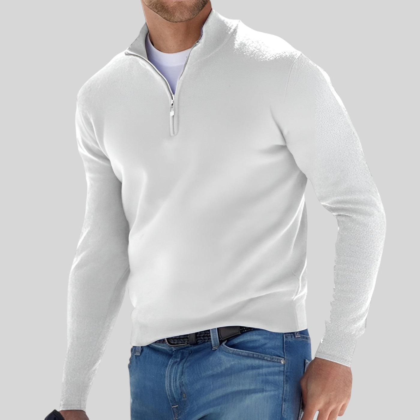 Leo™ | De perfecte Zip-Up Sweater voor winterstijl en comfort