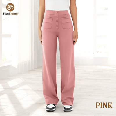 High Waist Stretch Broek