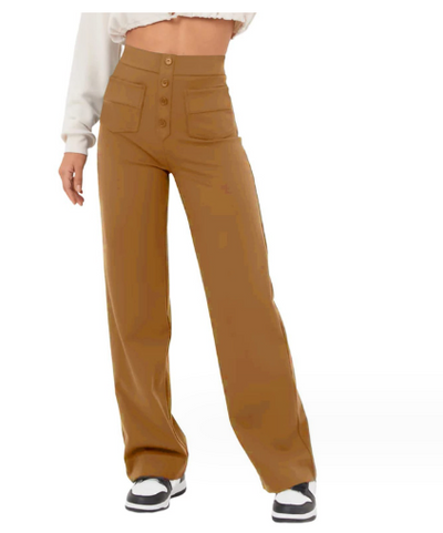 High Waist Stretch Broek