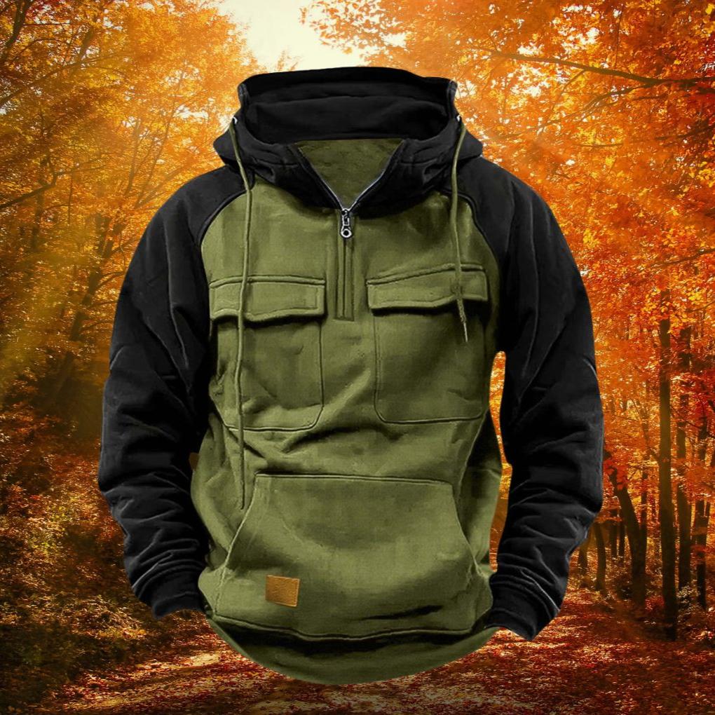 Victor™ | Warme Tactical Hoodie voor heren met fleece en meerdere zakken