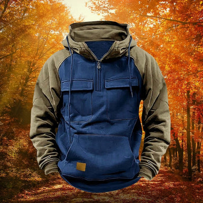 Victor™ | Warme Tactical Hoodie voor heren met fleece en meerdere zakken