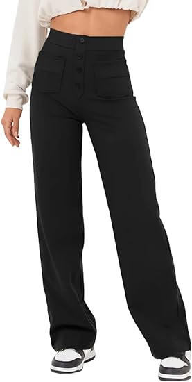 High Waist Stretch Broek