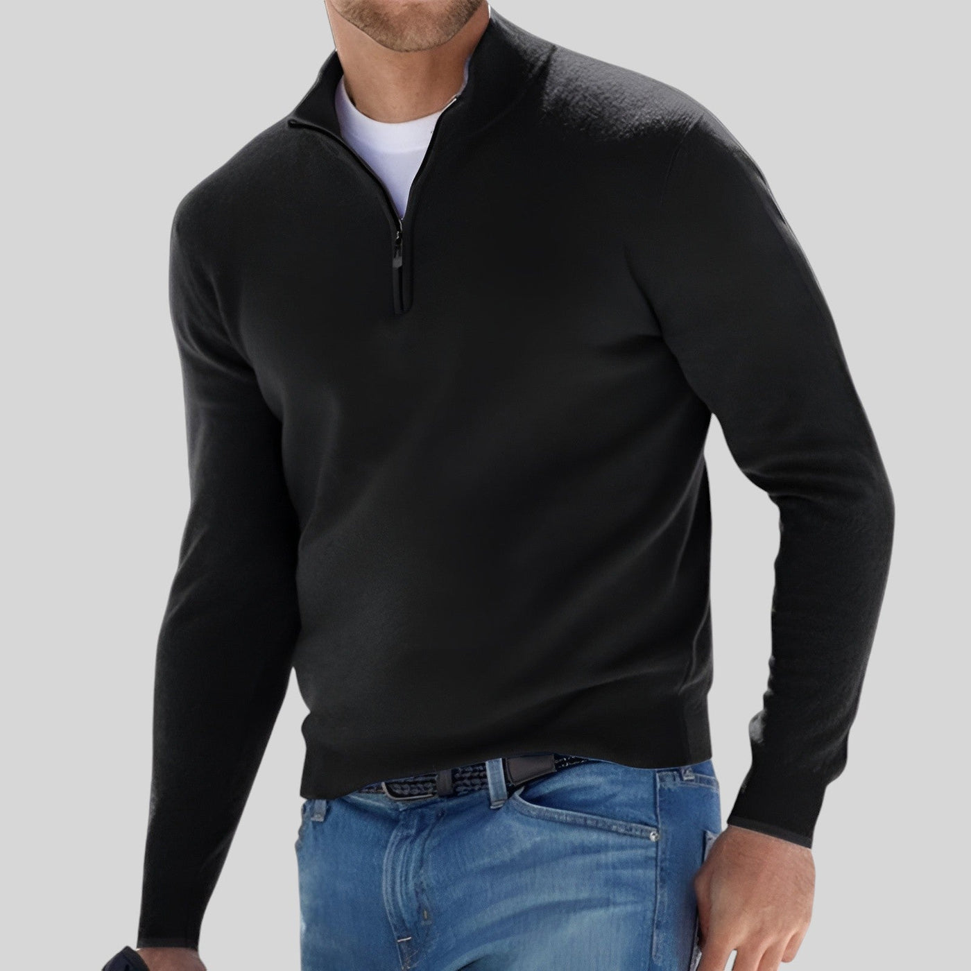 Leo™ | De perfecte Zip-Up Sweater voor winterstijl en comfort