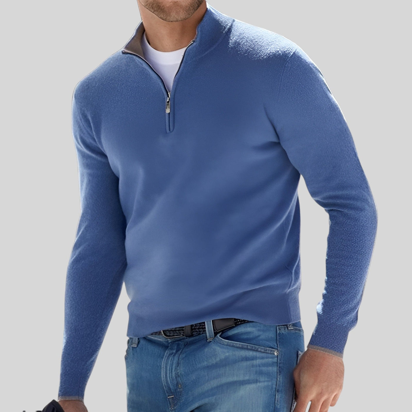 Leo™ | De perfecte Zip-Up Sweater voor winterstijl en comfort