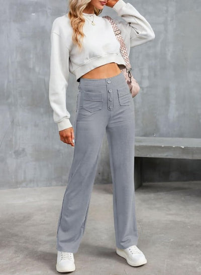 High Waist Stretch Broek