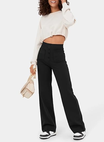 High Waist Stretch Broek