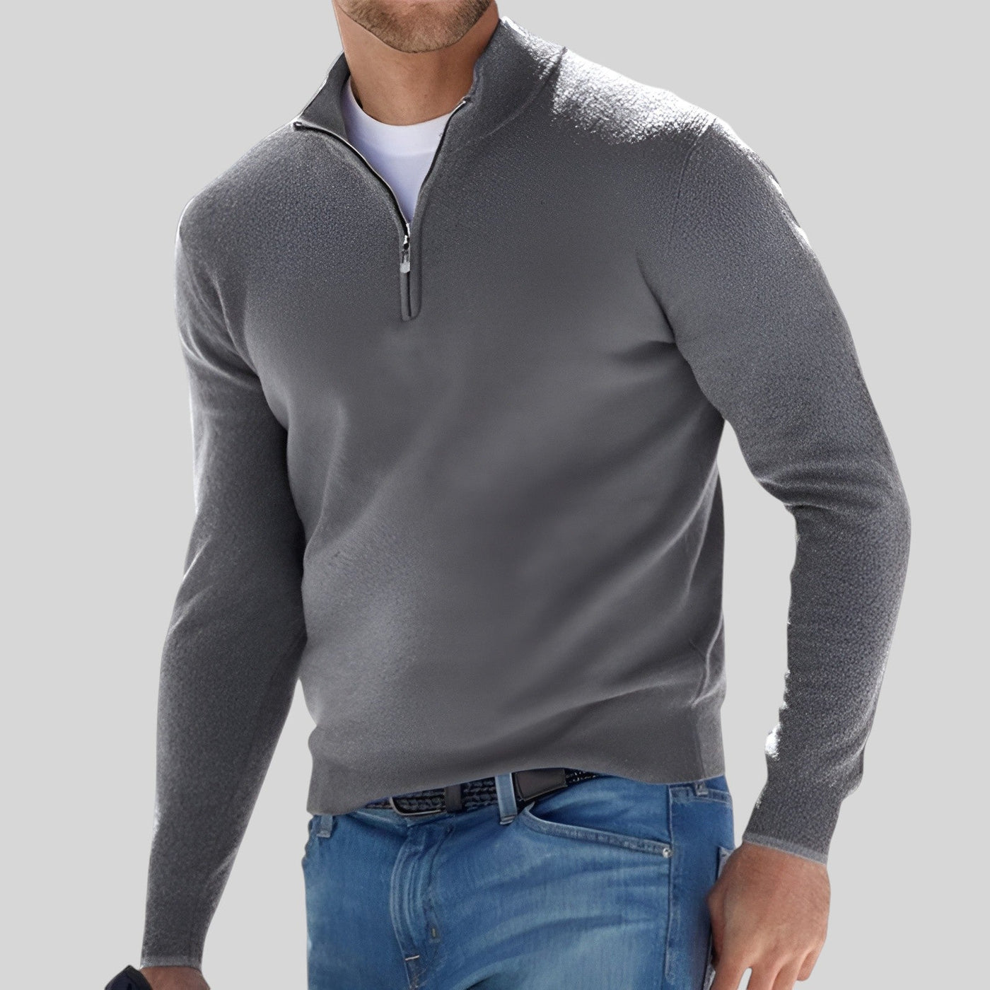 Leo™ | De perfecte Zip-Up Sweater voor winterstijl en comfort